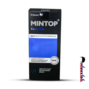 Dr. Reddy’s Mintop Forte 10% Minoxidil Solution 60ml – Advanced Hair Regrowth Formula for Men