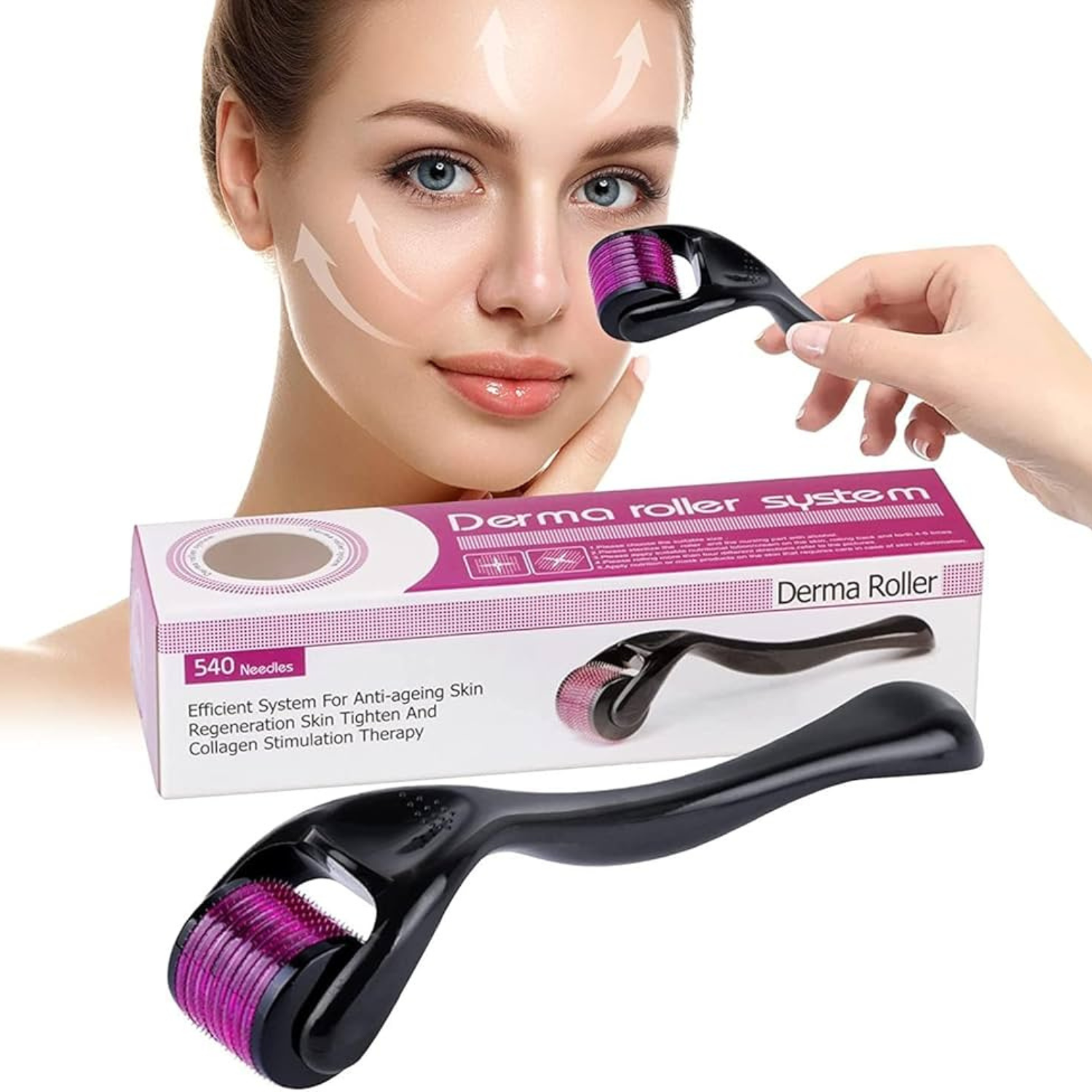 Derma Roller System – Professional Microneedling Tool for Face and Scalp